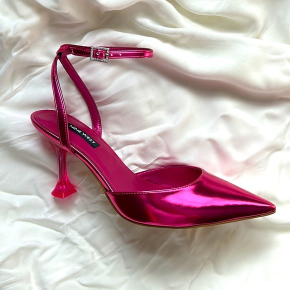 Nine West Shoes - NINE WEST HARLOWE ANKLE STRAP PUMPS